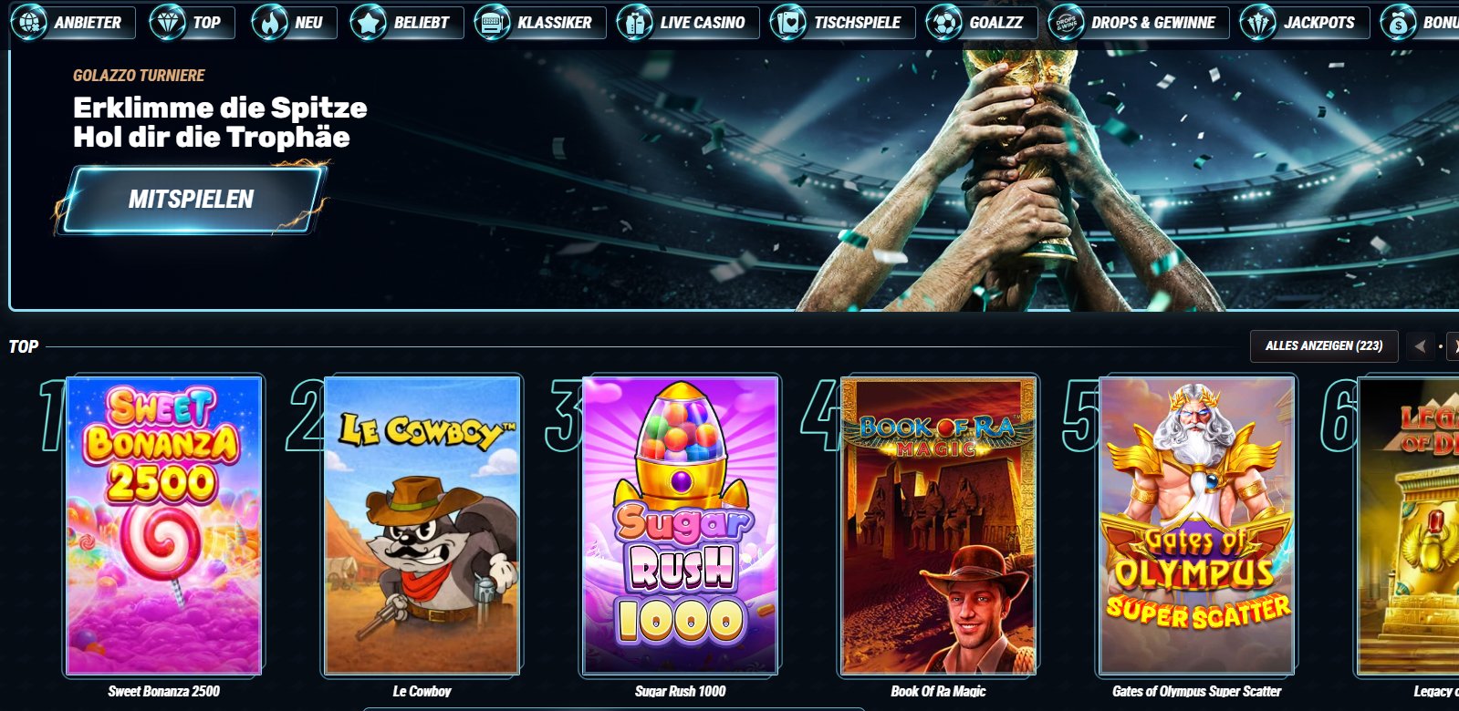 Golazzo Casino Spiele
