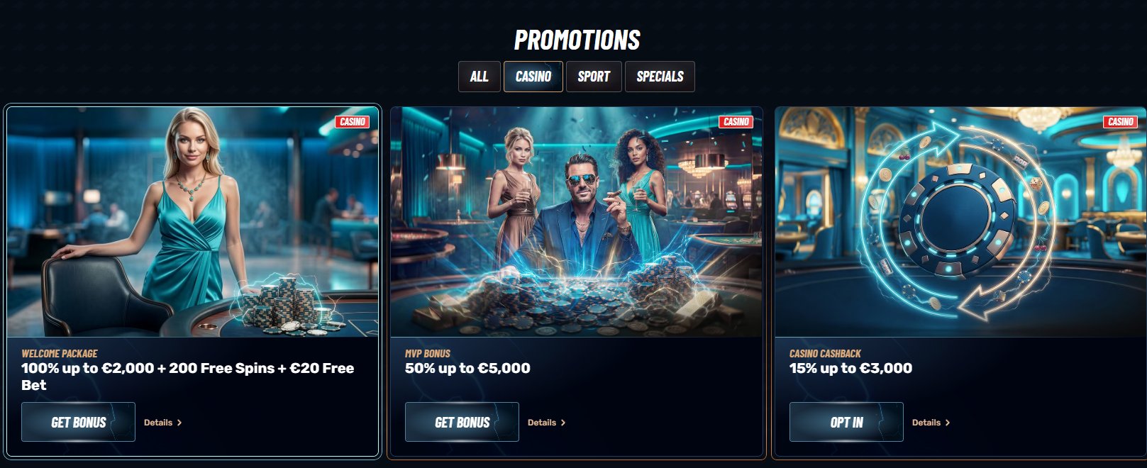 Golazzo Casino promotions